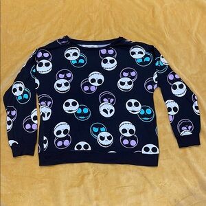 Disney Black and Purple Sweatshirt